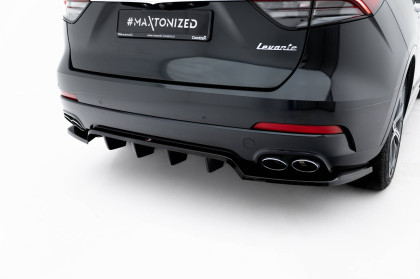Spoiler zadního narázníku Maserati Levante GT Mk1 Facelift černý lesklý plast