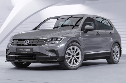 Spoiler pod přední nárazník CSR CUP pro VW Tiguan II (Typ AD) (Facelift) 2020- černý lesklý
