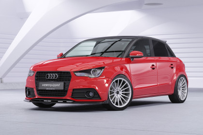 Spoiler pod přední nárazník CSR CUP pro Audi A1 (8X) S-Line 2010-2014 carbon look lesklý