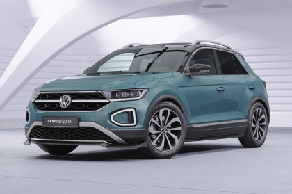 Spoiler pod přední nárazník CSR CUP pro VW T-Roc (A1) Facelift 2021- černý lesklý