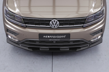 Spoiler pod přední nárazník CSR CUP pro VW Tiguan 2 (Typ AD) - carbon look lesklý