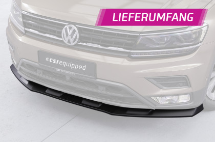 Spoiler pod přední nárazník CSR CUP pro VW Tiguan 2 (Typ AD) - carbon look matný