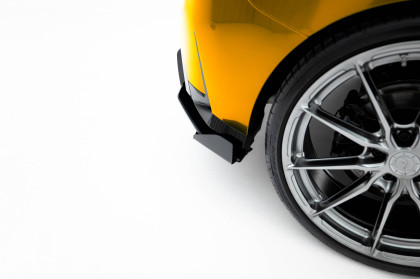 Spoiler zadního nárazníku Street pro + flaps BMW 1 M-Pack F70 černý
