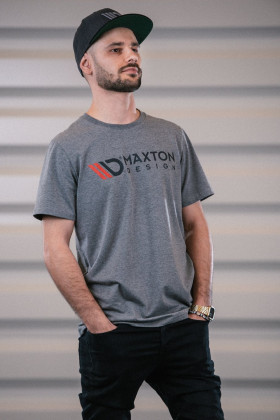 Šedé tričko Maxton