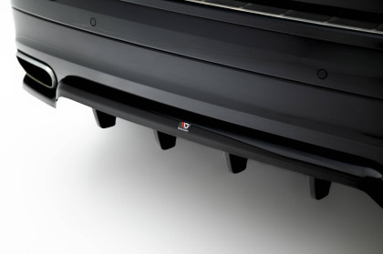 Spoiler zadního narázníku Volvo XC60 Mk2 černý lesklý plast