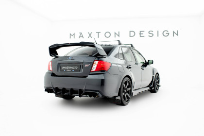 Splittery zadní boční Street Pro + flaps Subaru Impreza WRX STI Mk3 Facelift černo červené