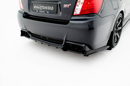 Spoiler zadního narázníku Subaru Impreza WRX STI Mk3 Facelift černý lesklý plast