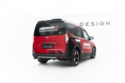 Prodloužení spoileru Ford Tourneo Courier Mk2 černý lesklý plast