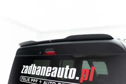 Prodloužení spoileru Ford Tourneo Courier Mk2 černý lesklý plast