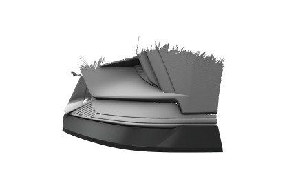 Cup-Spoilerlippe mit ABE für MG Mulan / 4 CSL826-M