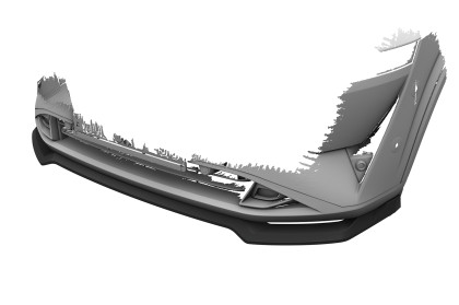 Cup-Spoilerlippe mit ABE für Nissan Qashqai (J12) CSL866-M