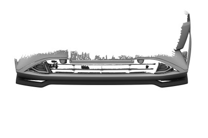 Cup-Spoilerlippe mit ABE für Nissan Qashqai (J12) CSL866-S