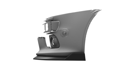 Cup-Spoilerlippe für Mitsubishi Lancer Evolution X CSL887-L