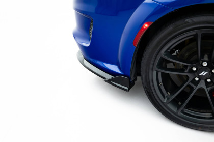 Splittery zadní boční Dodge Charger RT Scat Pack Widebody Mk3 Facelift černý lesklý plast