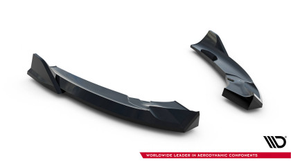 Splittery zadní boční Dodge Charger RT Scat Pack Widebody Mk3 Facelift černý lesklý plast