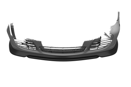 Spoiler pod přední nárazník CSR CUP pro Porsche 911/996 2002-2006 - černá struktura