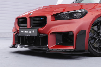 Spoiler pod přední nárazník - splittery CSR CUP pro BMW M2 G87 2023- černá struktura