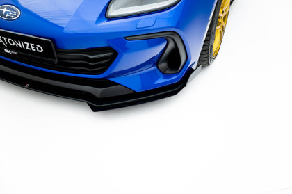 Street pro spojler pod nárazník lipa + flaps Subaru BRZ Mk2 Facelift černo červený