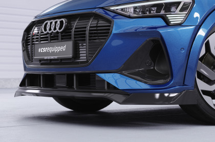 Spoiler pod přední nárazník CSR CUP pro Audi e-tron GE 2018-2022 - černá struktura