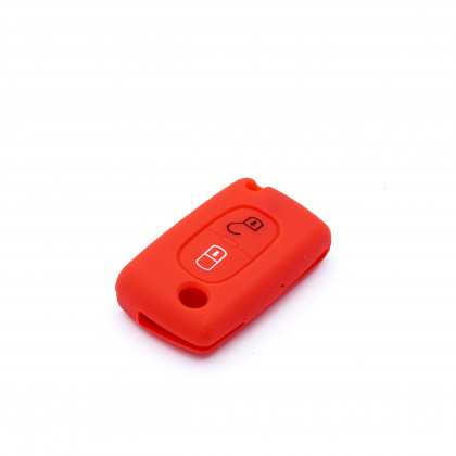 EPKC121 RED CAR KEY COVER CITROEN PEUGEOT