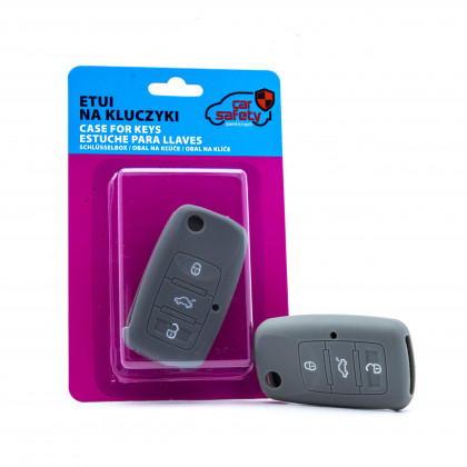 EPKC05 GRAY CAR KEY COVER VOLKSWAGEN SKODA SEAT
