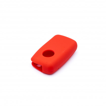 EPKC03 RED CAR KEY COVER VOLKSWAGEN SKODA SEAT