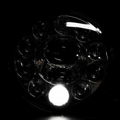 EPH01 BI-LED HEADLIGHT 7" CHROME