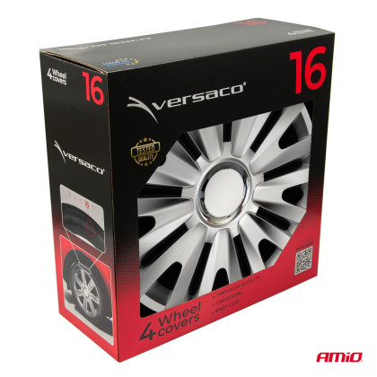 Poklice Royal 16” stříbrná sada 4ks COLOR BOX