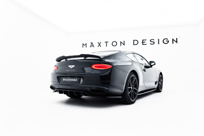 Prodloužení spoileru Bentley Continental GT Coupe Mk3 černý lesklý plast