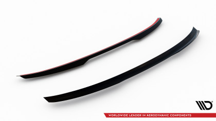 Prodloužení spoileru Bentley Continental GT Coupe Mk3 černý lesklý plast