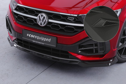 Spoiler pod přední nárazník CSR CUP pro VW T-Roc (A1) R-Line 2022- carbon look matný