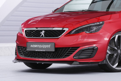Spoiler pod přední nárazník CSR CUP pro Peugeot 308 GTi 2017-2021 černá struktura