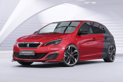 Spoiler pod přední nárazník CSR CUP pro Peugeot 308 GTi 2017-2021 černá struktura