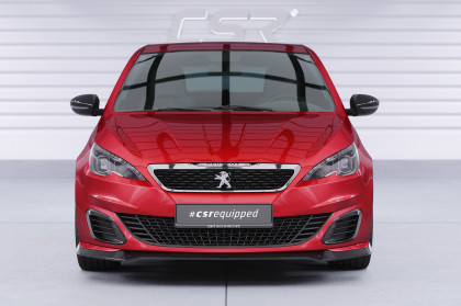 Spoiler pod přední nárazník CSR CUP pro Peugeot 308 GTi 2017-2021 černá struktura