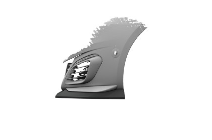 Spoiler pod přední nárazník CSR CUP pro Peugeot 308 GTi 2017-2021 černá struktura