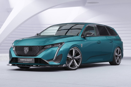 Spoiler pod přední nárazník CSR CUP pro Peugeot 308 (P51)  2021- černý lesklý