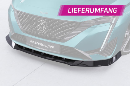 Spoiler pod přední nárazník CSR CUP pro Peugeot 308 (P51)  2021- černý lesklý