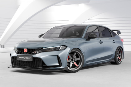 Spoiler pod přední nárazník CSR CUP pro Honda Civic (FL5) Type R 2022- carbon look matný