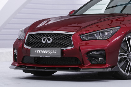 Spoiler pod přední nárazník CSR CUP pro Infiniti Q50 - carbon look lesklý