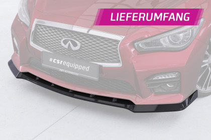 Spoiler pod přední nárazník CSR CUP pro Infiniti Q50 - carbon look lesklý