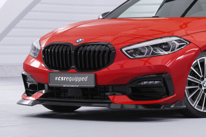 Spoiler pod přední nárazník CSR CUP pro BMW 1 F40 2019-2024 - černá struktura
