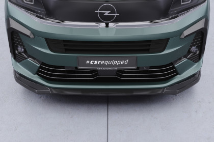 Spoiler pod přední nárazník CSR CUP pro Opel Zafira Life 2024- černá struktura