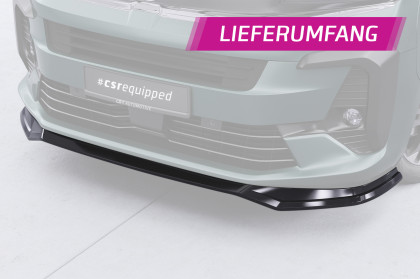 Spoiler pod přední nárazník CSR CUP pro Opel Zafira Life 2024- černá struktura