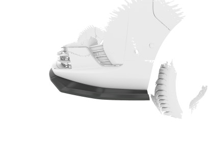 Spoiler pod přední nárazník CSR CUP pro Opel Zafira Life 2024- černá struktura