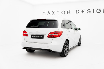 Splittery zadní boční Mercedes-Benz B W246 černý lesklý plast