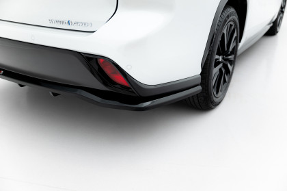Spoiler zadního narázníku Toyota Highlander Mk4 černý lesklý plast