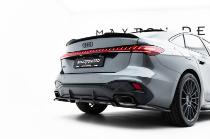 Spoiler zadního narázníku Audi A5 S-Line Sedan / Avant B10 černý lesklý plast