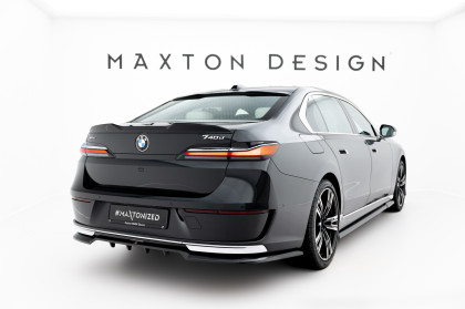 Prodloužení spoileru BMW 7 G70 černý lesklý plast