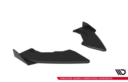 Splittery zadní boční Street Pro + flaps V.1 BMW M135i F70 černo červené