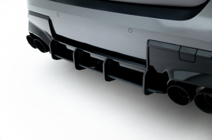 Spoiler zadního nárazníku Street pro BMW M135i F70 černo červený